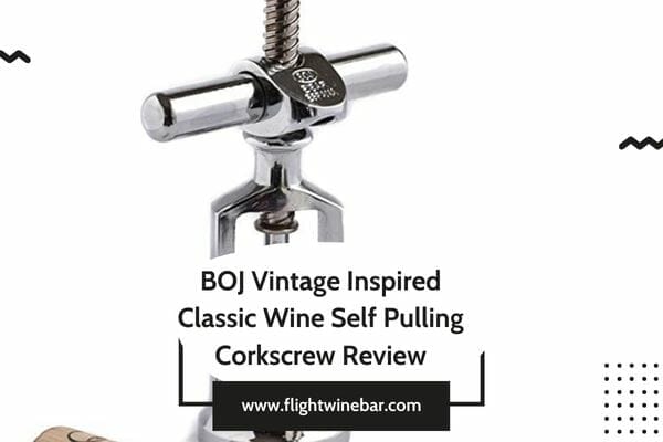 BOJ Vintage Inspired Classic Wine Self Pulling Corkscrew