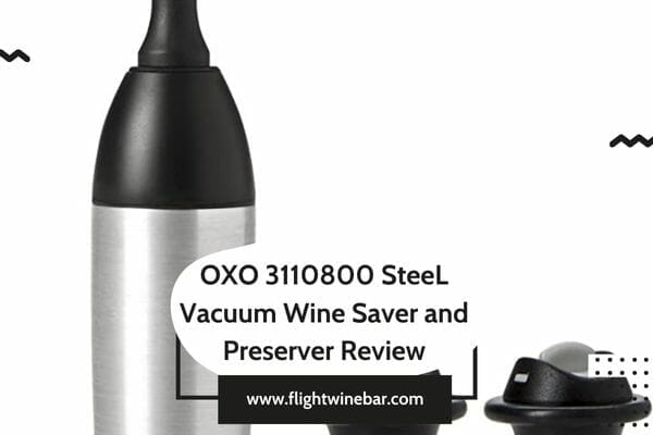 OXO 3110800 SteeL Vacuum Wine Saver and Preserver