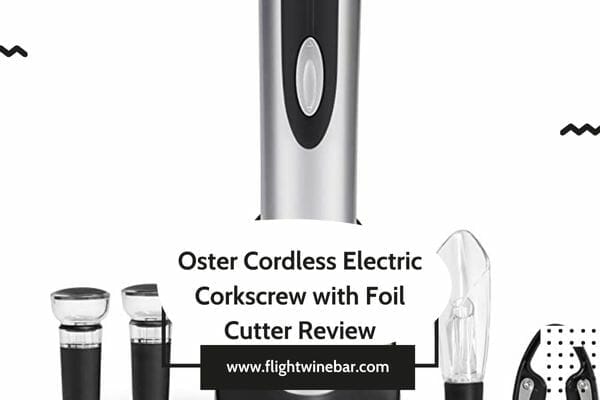 Oster Cordless Electric Corkscrew with Foil Cutter