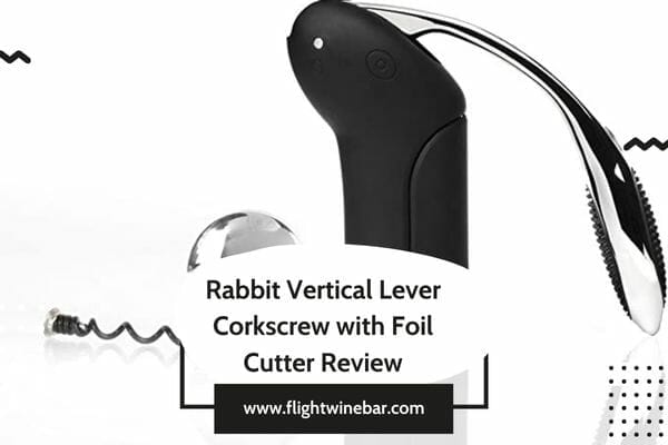 Rabbit Vertical Lever Corkscrew with Foil Cutter