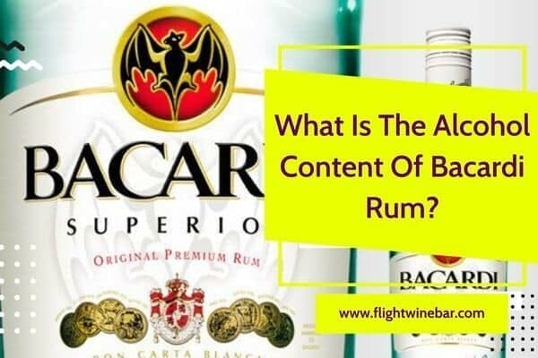 What Is The Alcohol Content Of Bacardi Rum