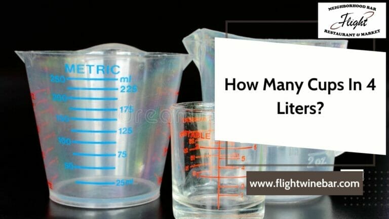 How Many Cups In 4 Liters