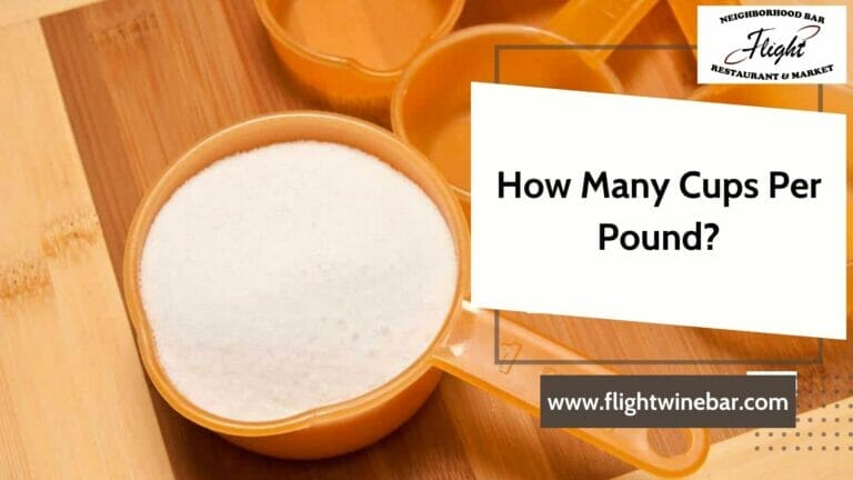 How Many Cups Per Pound
