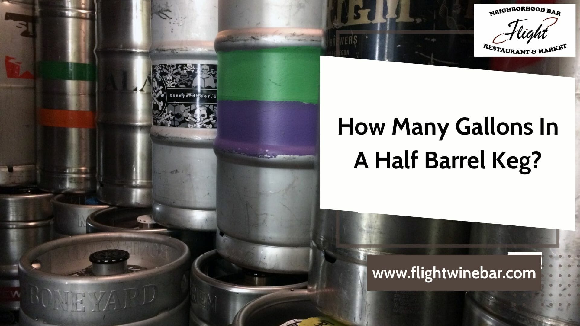 How Many Gallons In A Half Barrel Keg