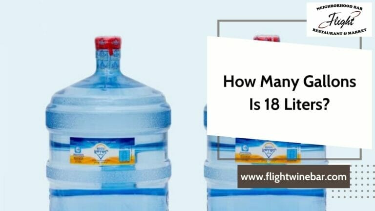 How Many Gallons Is 18 Liters