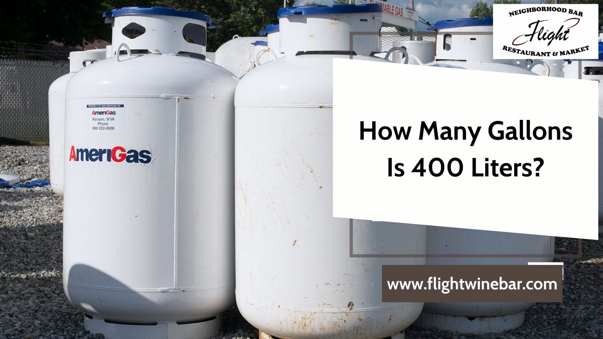 How Many Gallons Is 400 Liters