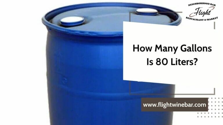 How Many Gallons Is 80 Liters