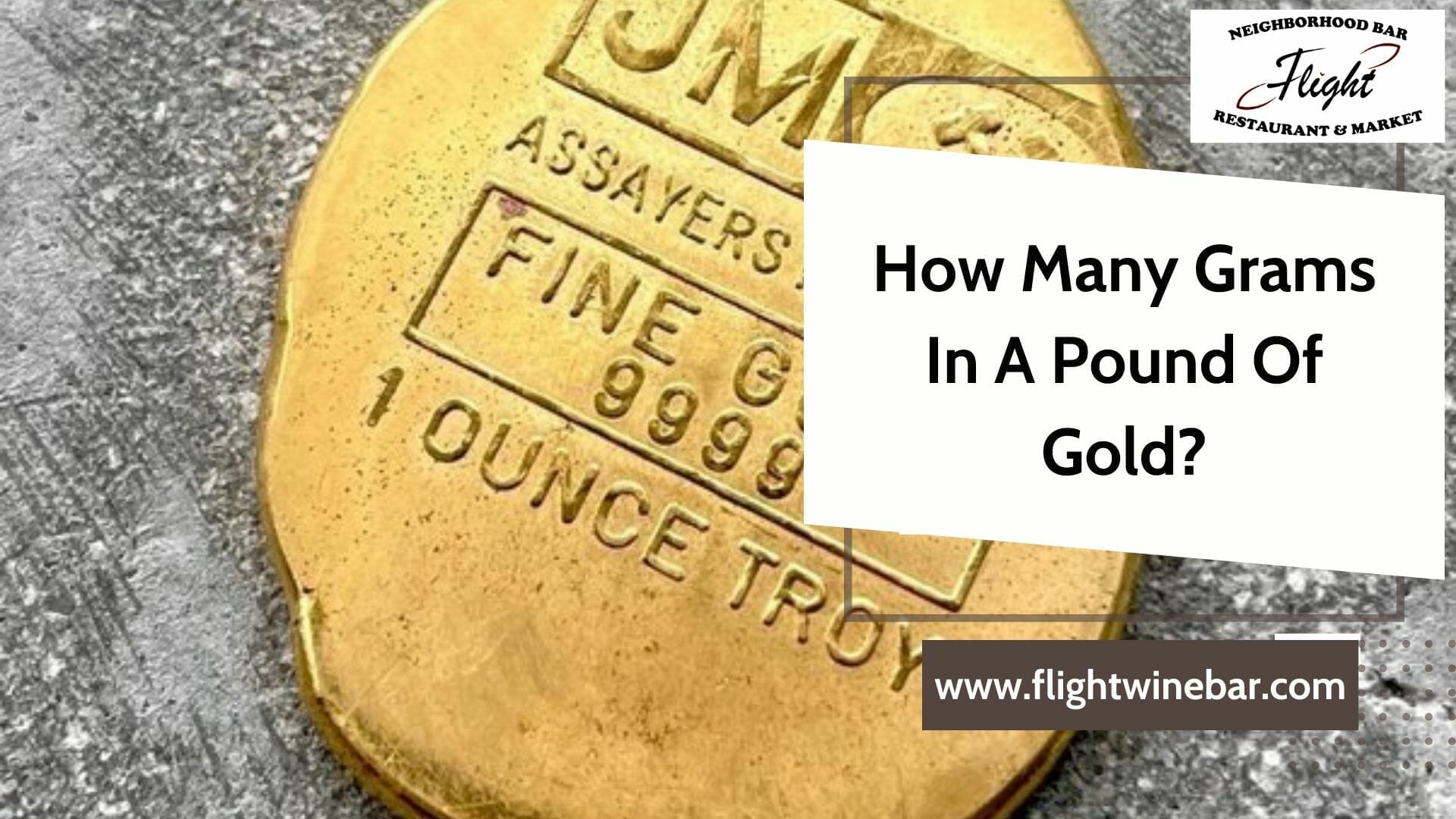 How Many Grams In A Pound Of Gold