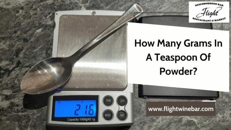 How Many Grams In A Teaspoon Of Powder