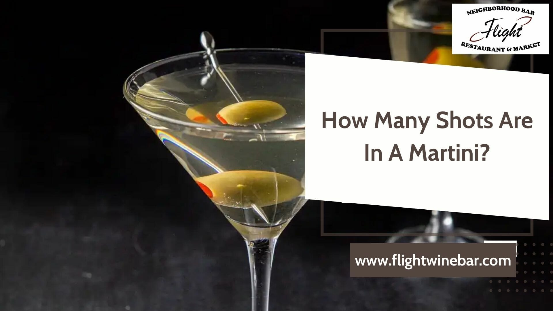 How Many Shots Are In A Martini