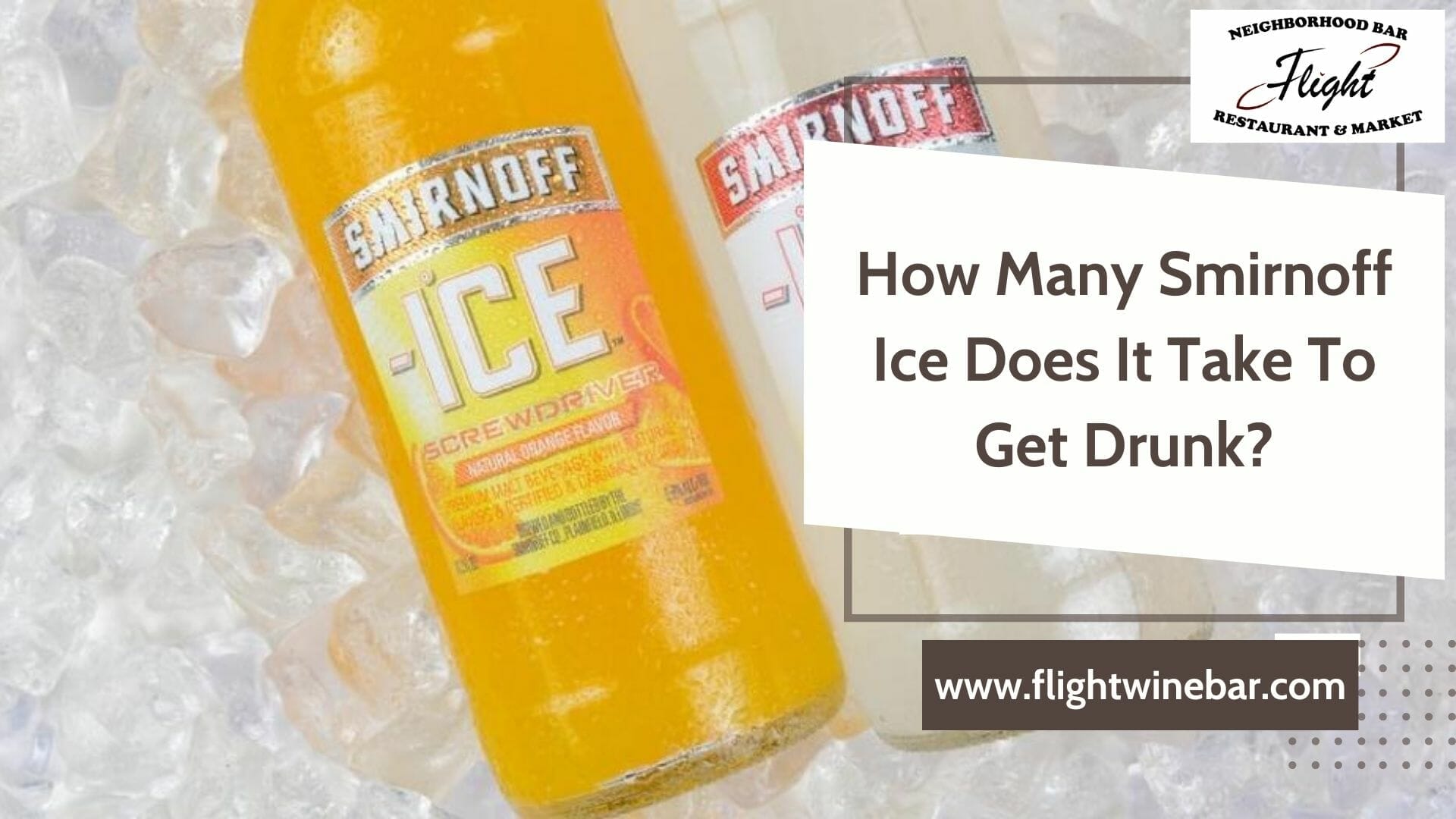 How Many Smirnoff Ice Does It Take To Get Drunk