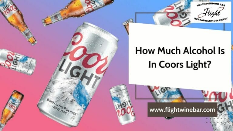 How Much Alcohol Is In Coors Light