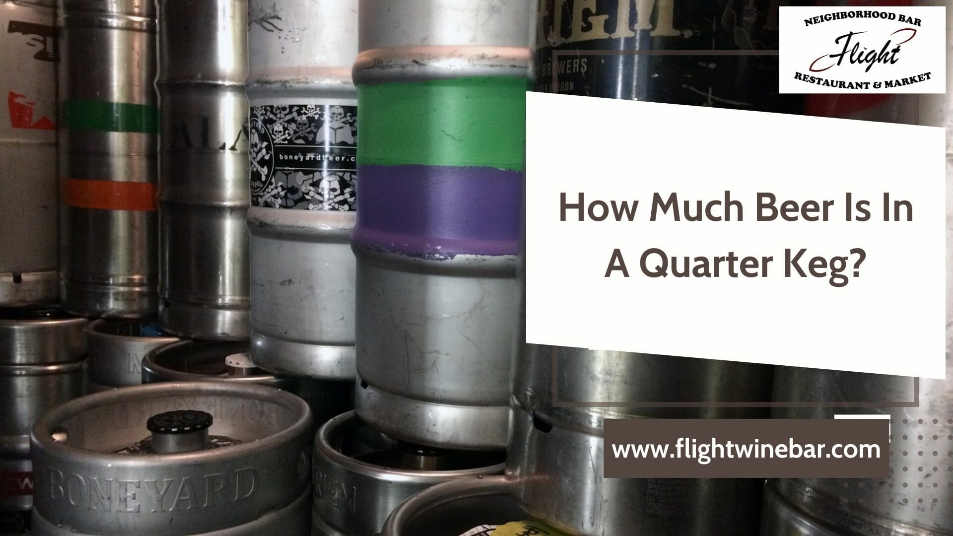How Much Beer Is In A Quarter Keg
