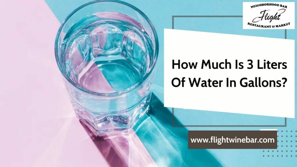 How Much Is 3 Liters Of Water In Gallons