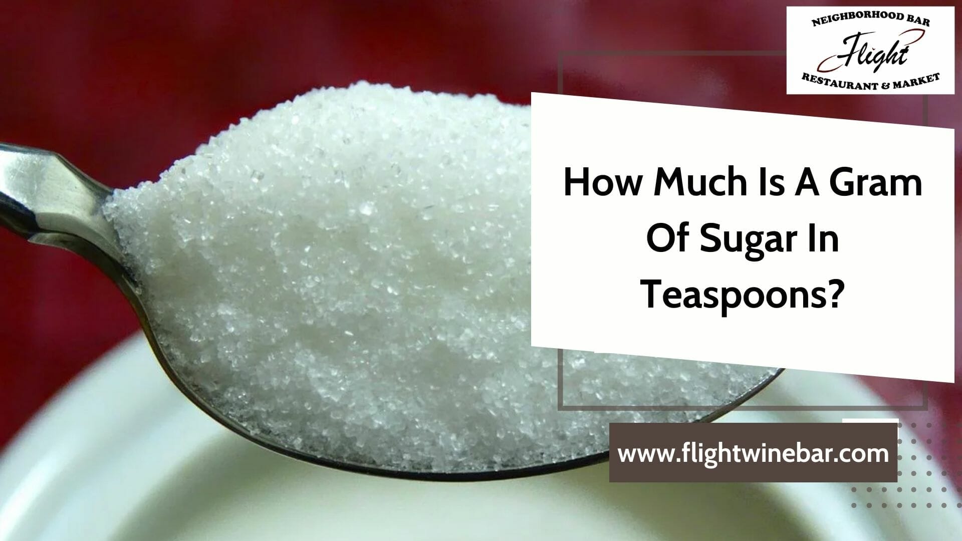 How Much Is A Gram Of Sugar In Teaspoons