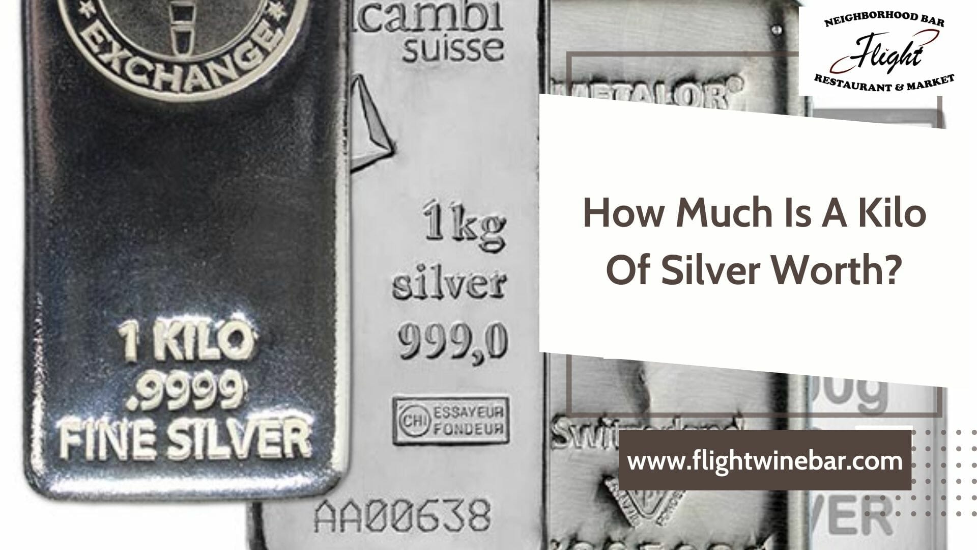 How Much Is A Kilo Of Silver Worth