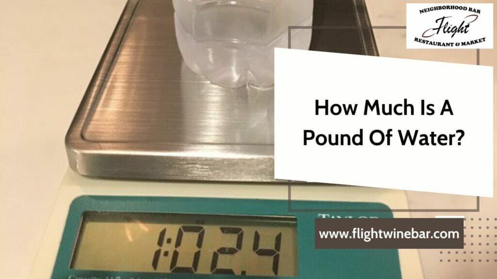 How Much Is A Pound Of Water
