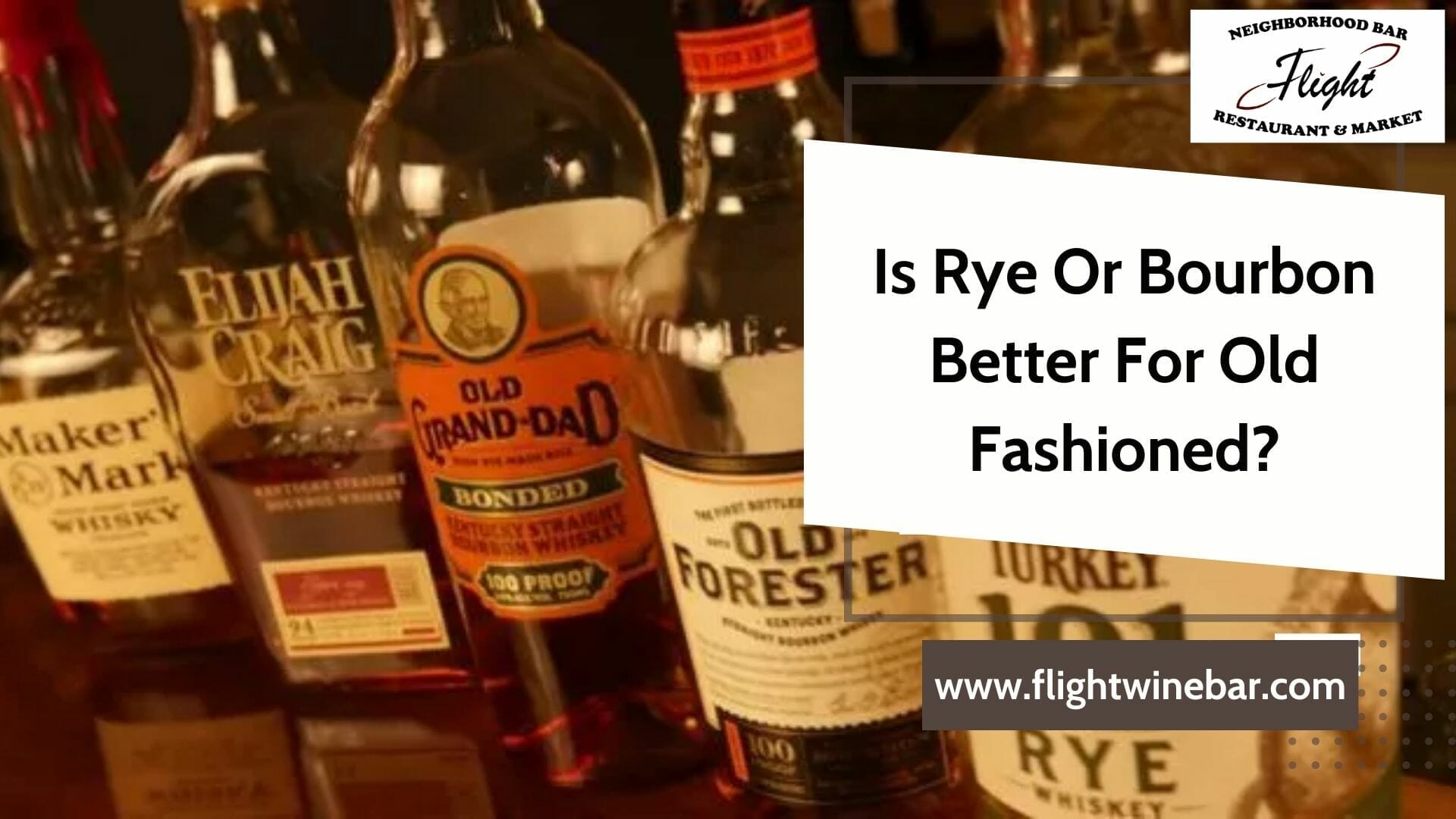 Is Rye Or Bourbon Better For Old Fashioned