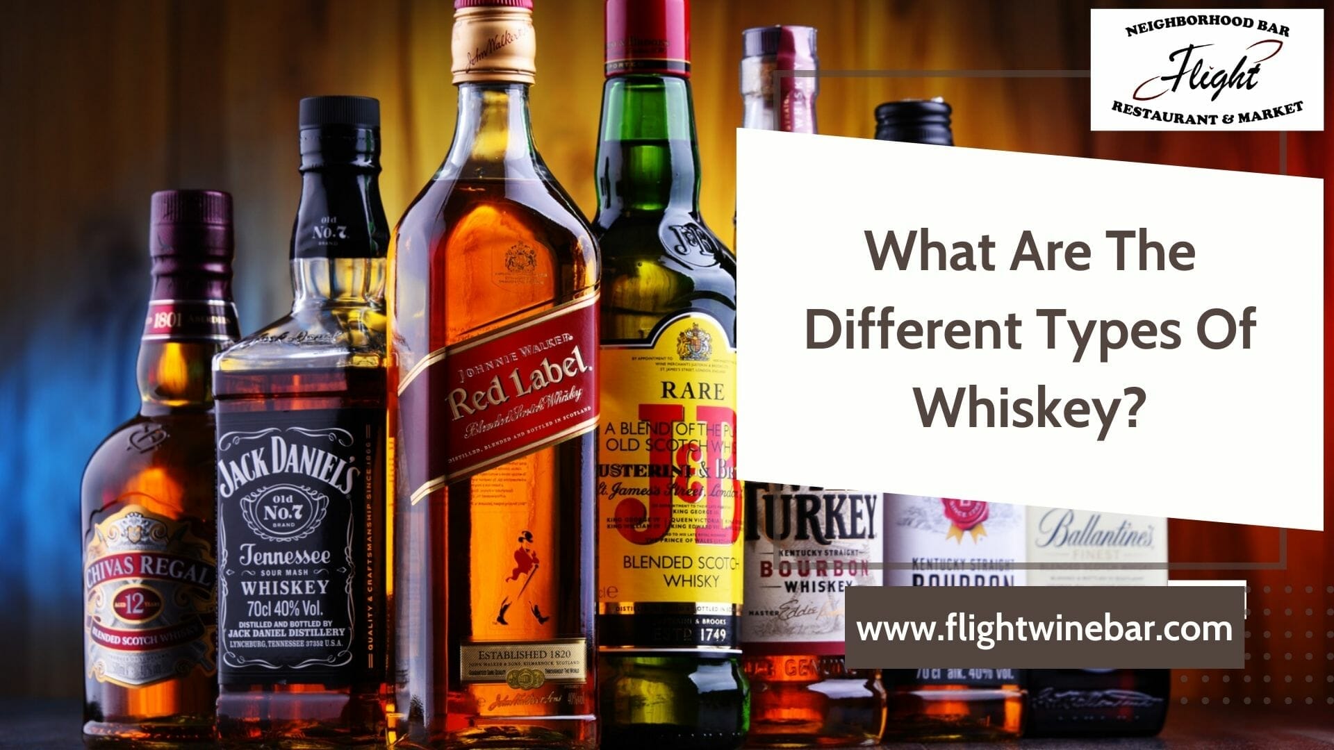 What Are The Different Types Of Whiskey