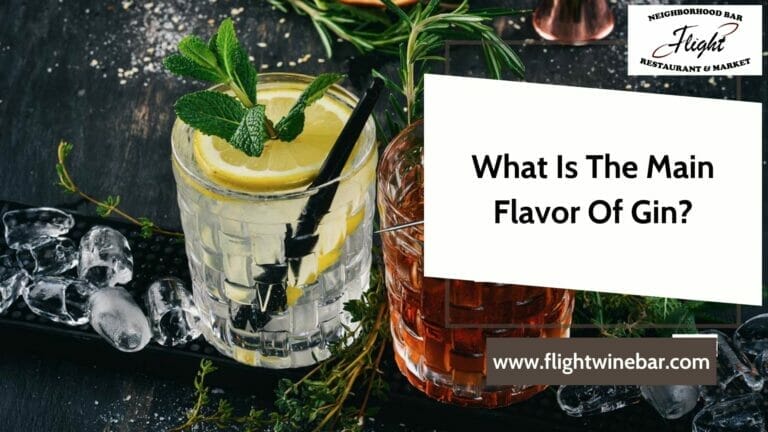 What Is The Main Flavor Of Gin