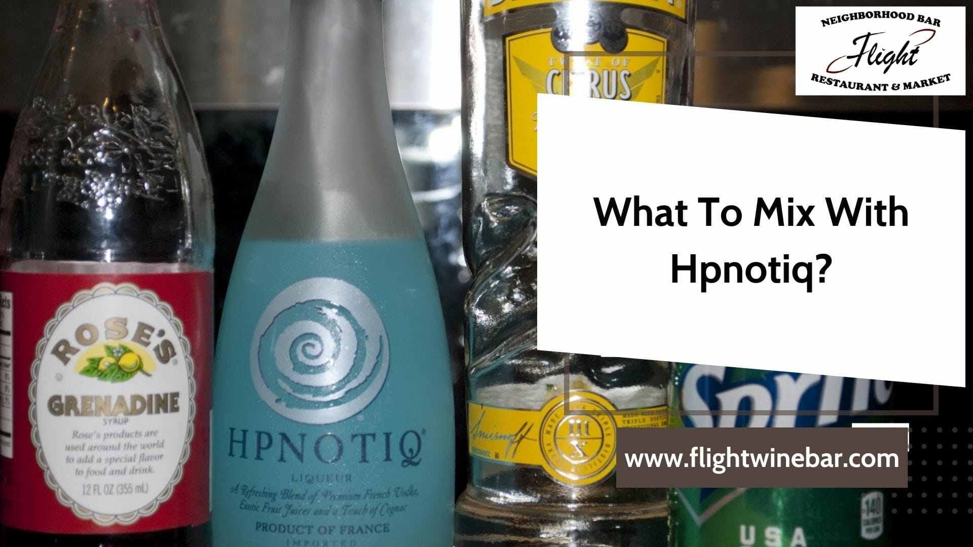 What To Mix With Hpnotiq