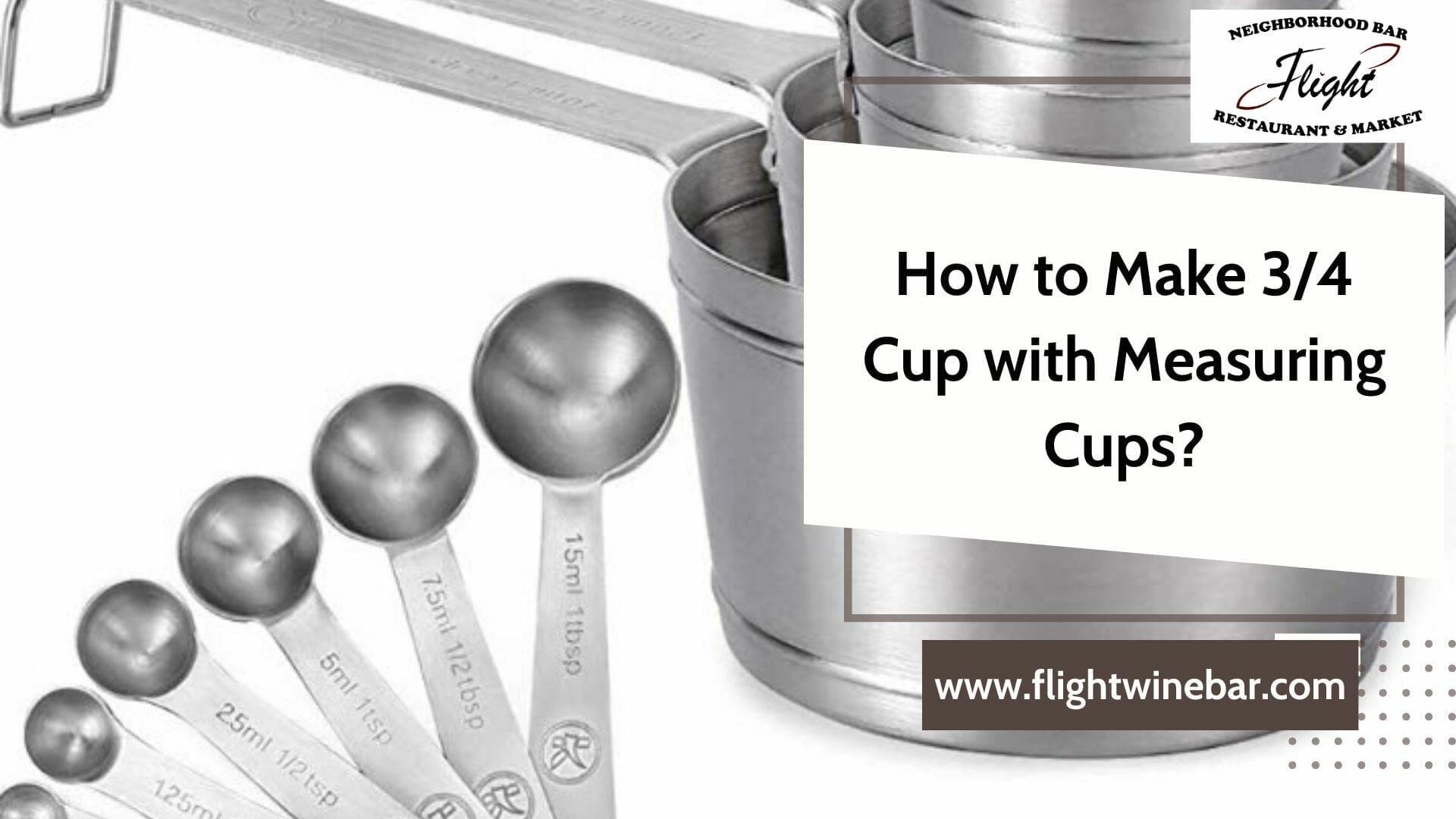 How to Make 3/4 Cup with Measuring Cups