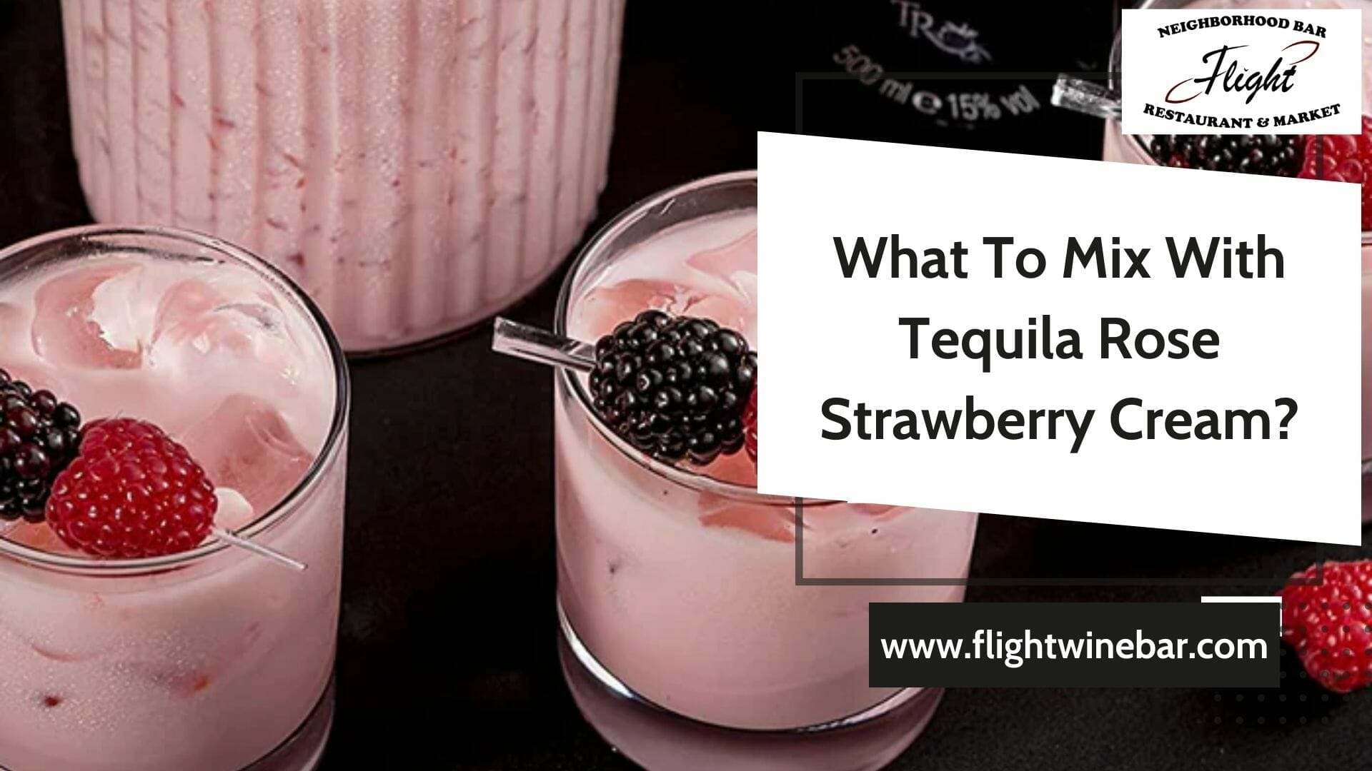 What To Mix With Tequila Rose Strawberry Cream