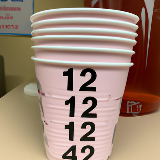 how many 8 oz cups are in a liter
