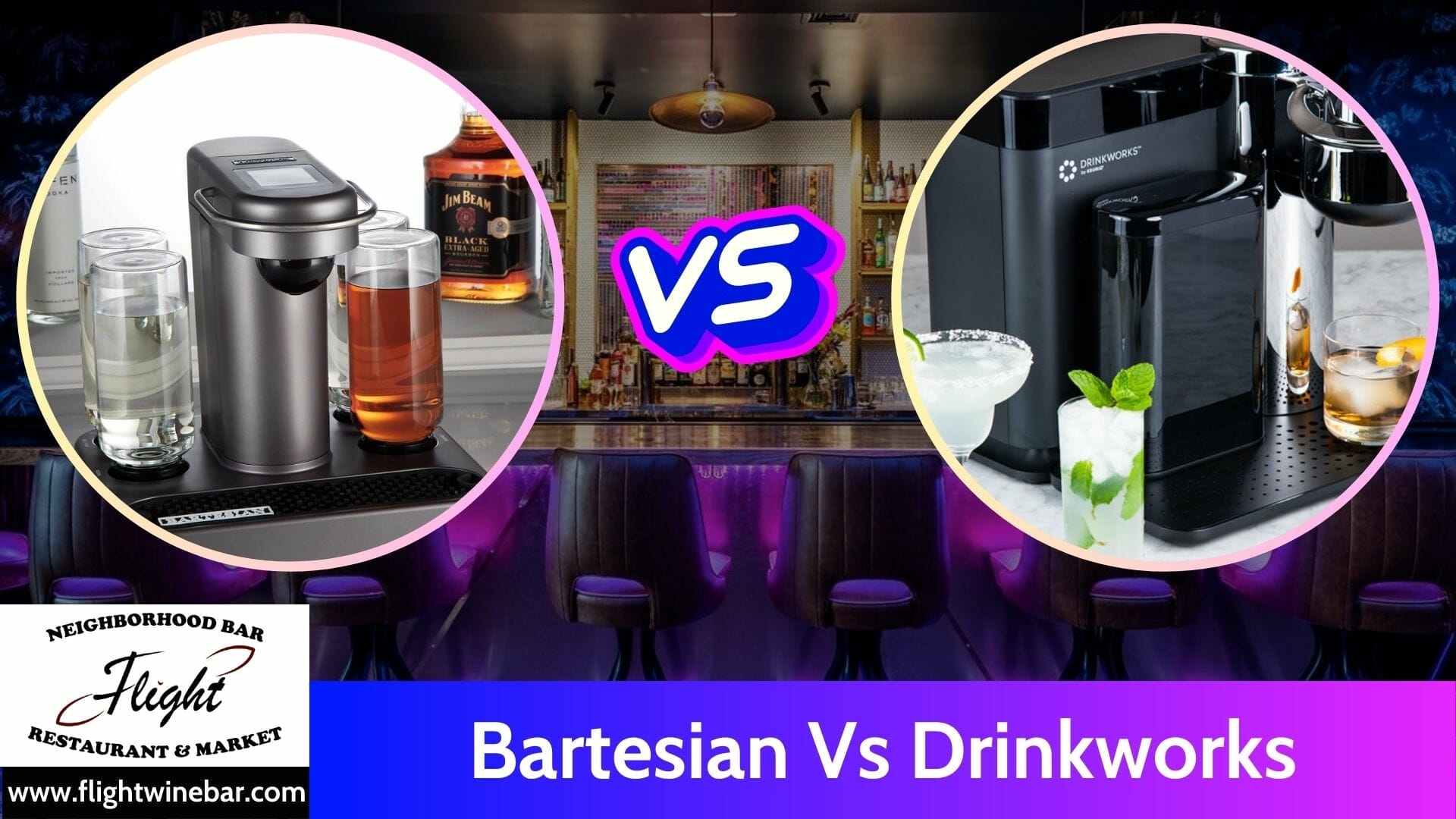 Bartesian Vs Drinkworks