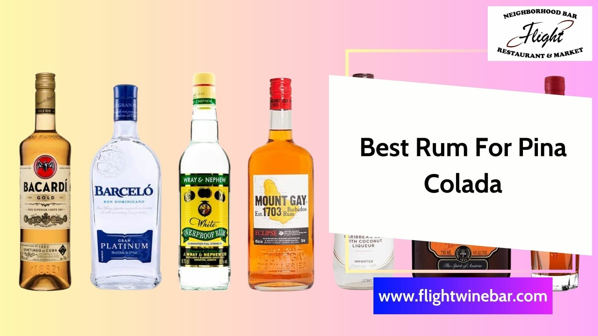 Best Rum For Pina Colada