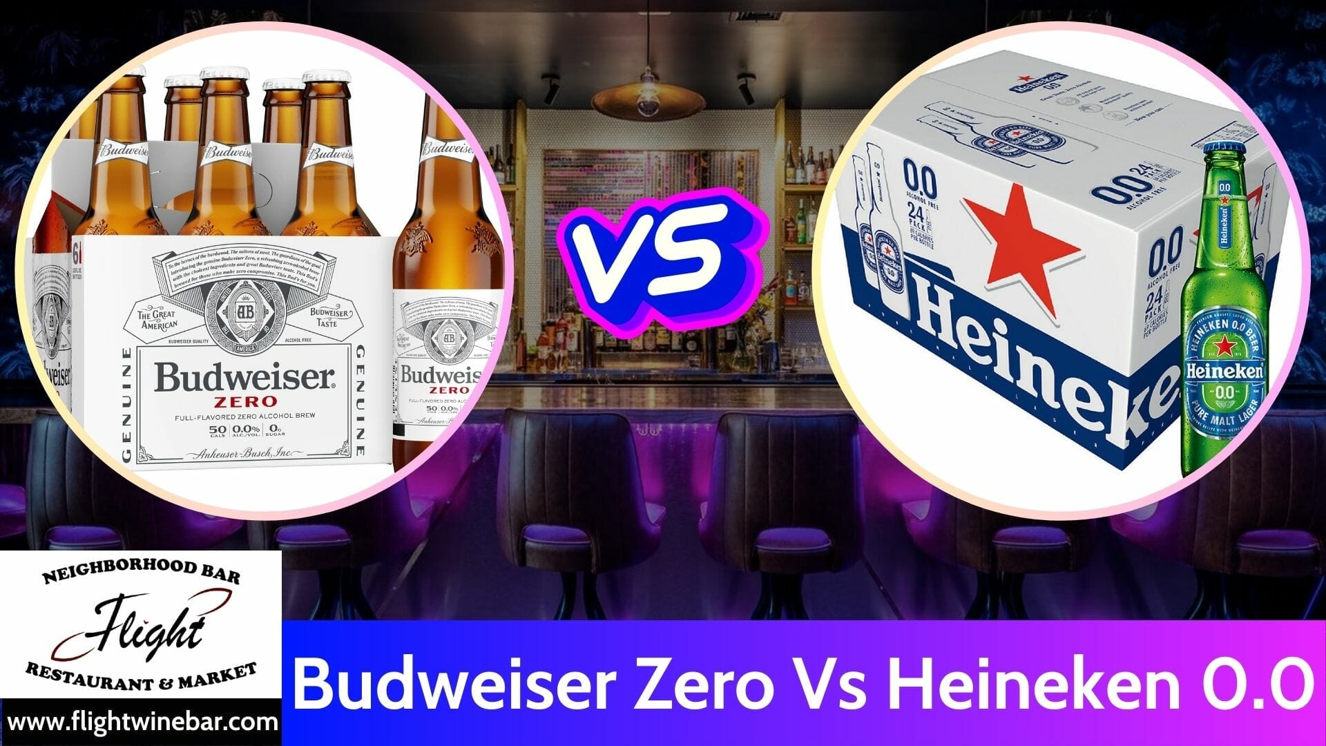 Budweiser Zero Vs Heineken 0.0