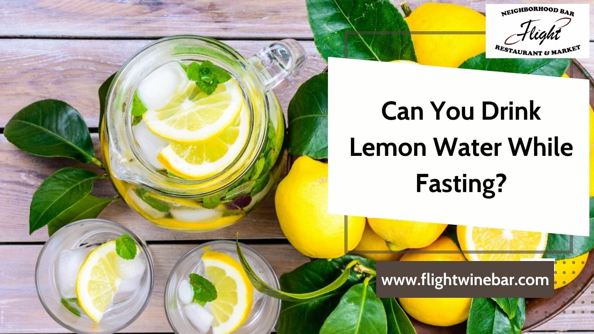 Can You Drink Lemon Water While Fasting