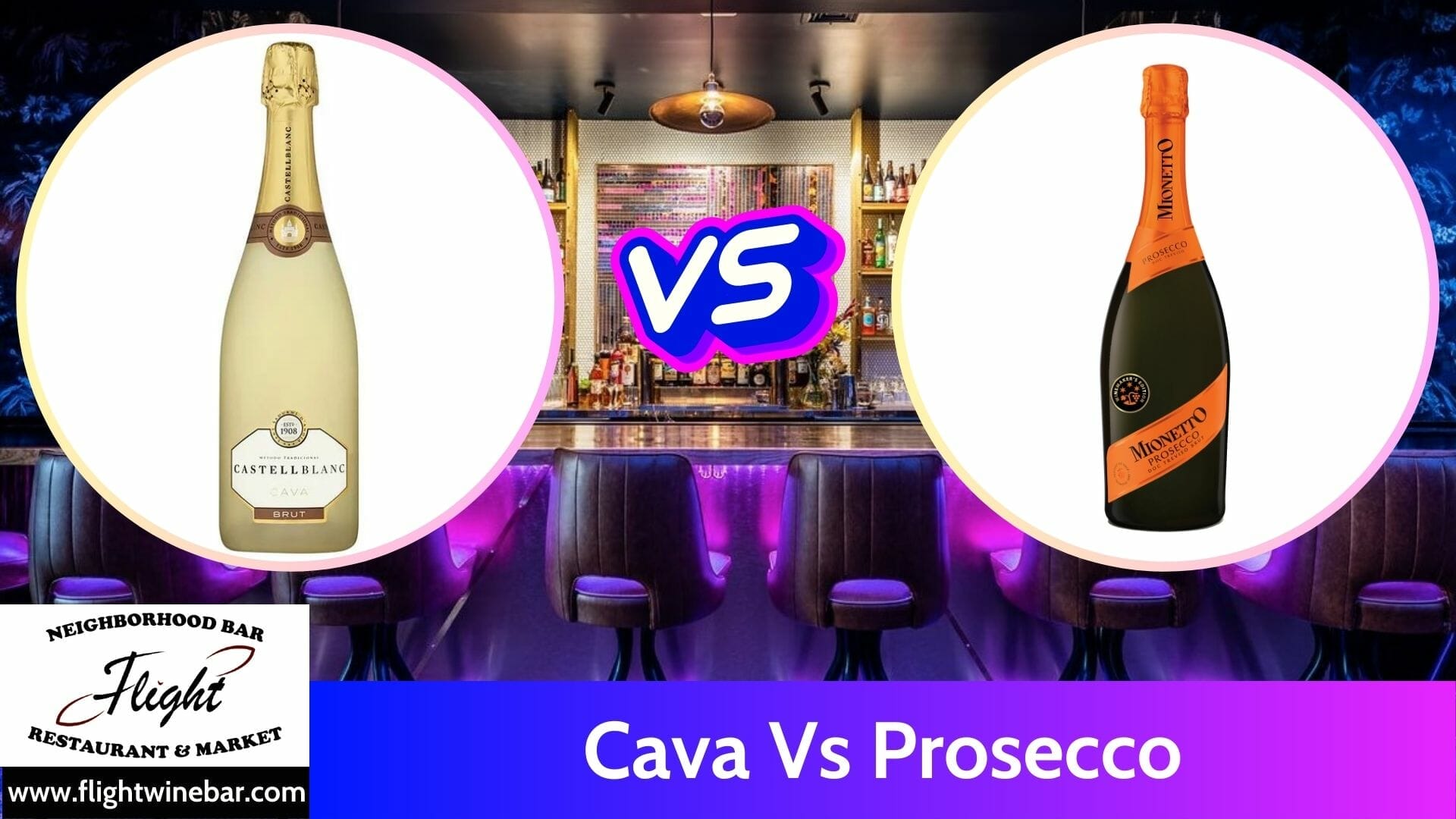 Cava Vs Prosecco