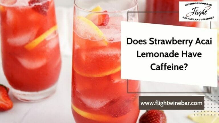 Does Strawberry Acai Lemonade Have Caffeine