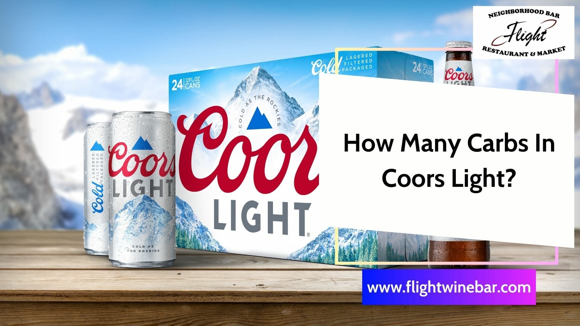How Many Carbs In Coors Light