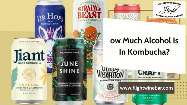 How Much Alcohol Is In Kombucha