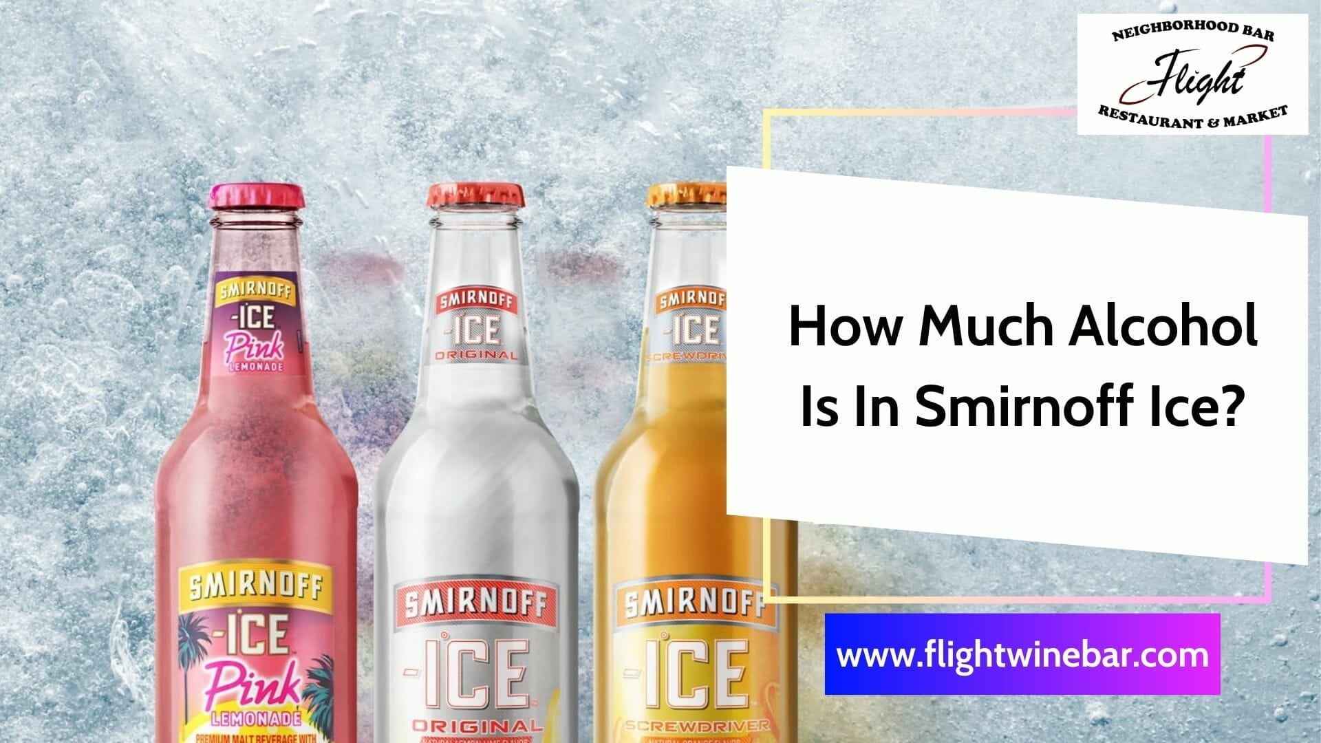 How Much Alcohol Is In Smirnoff Ice