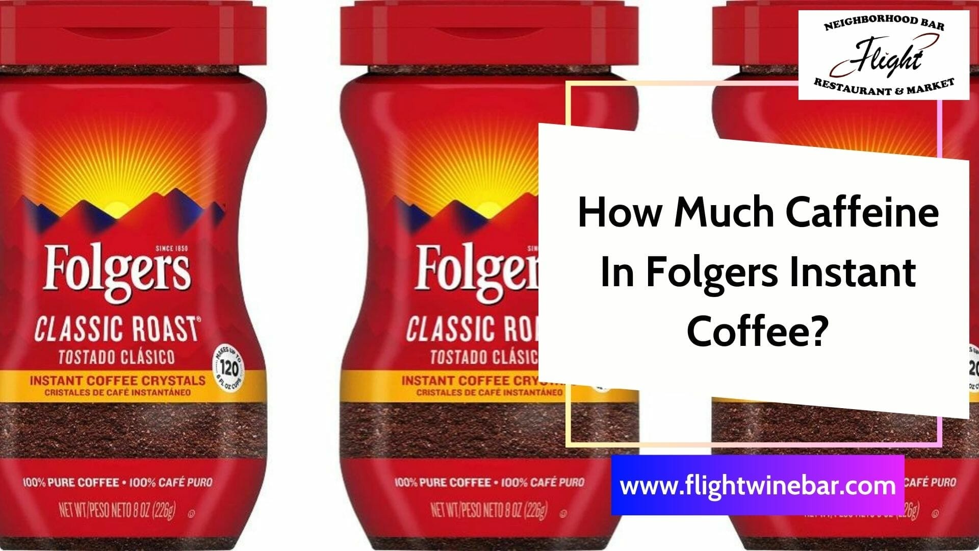 How Much Caffeine In Folgers Instant Coffee