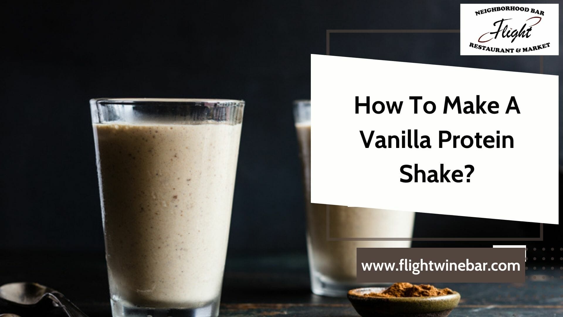 How To Make A Vanilla Protein Shake