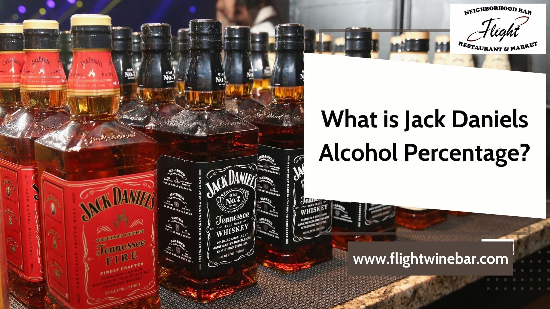 Jack Daniels Alcohol Percentage