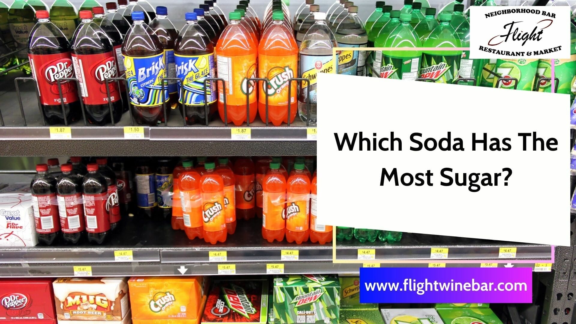 Which Soda Has The Most Sugar