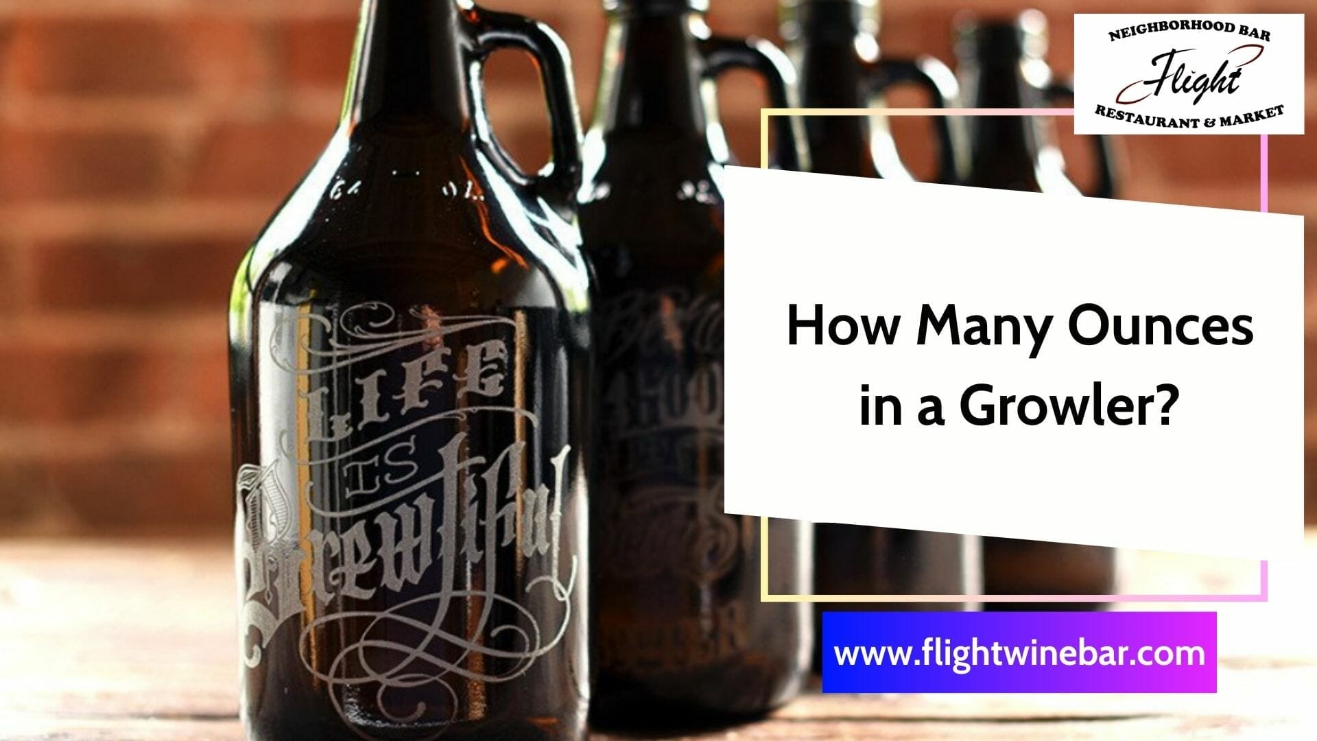 How Many Ounces in a Growler
