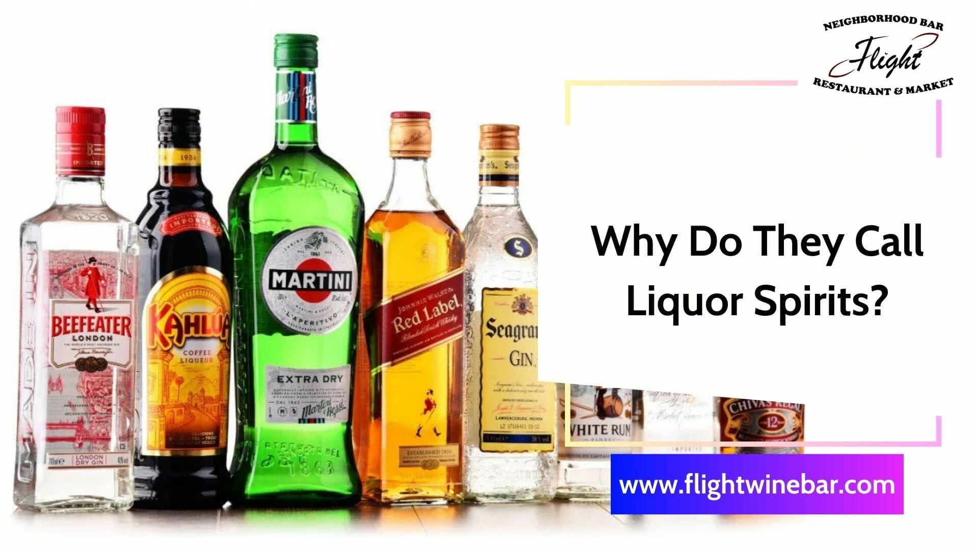 Why Do They Call Liquor Spirits